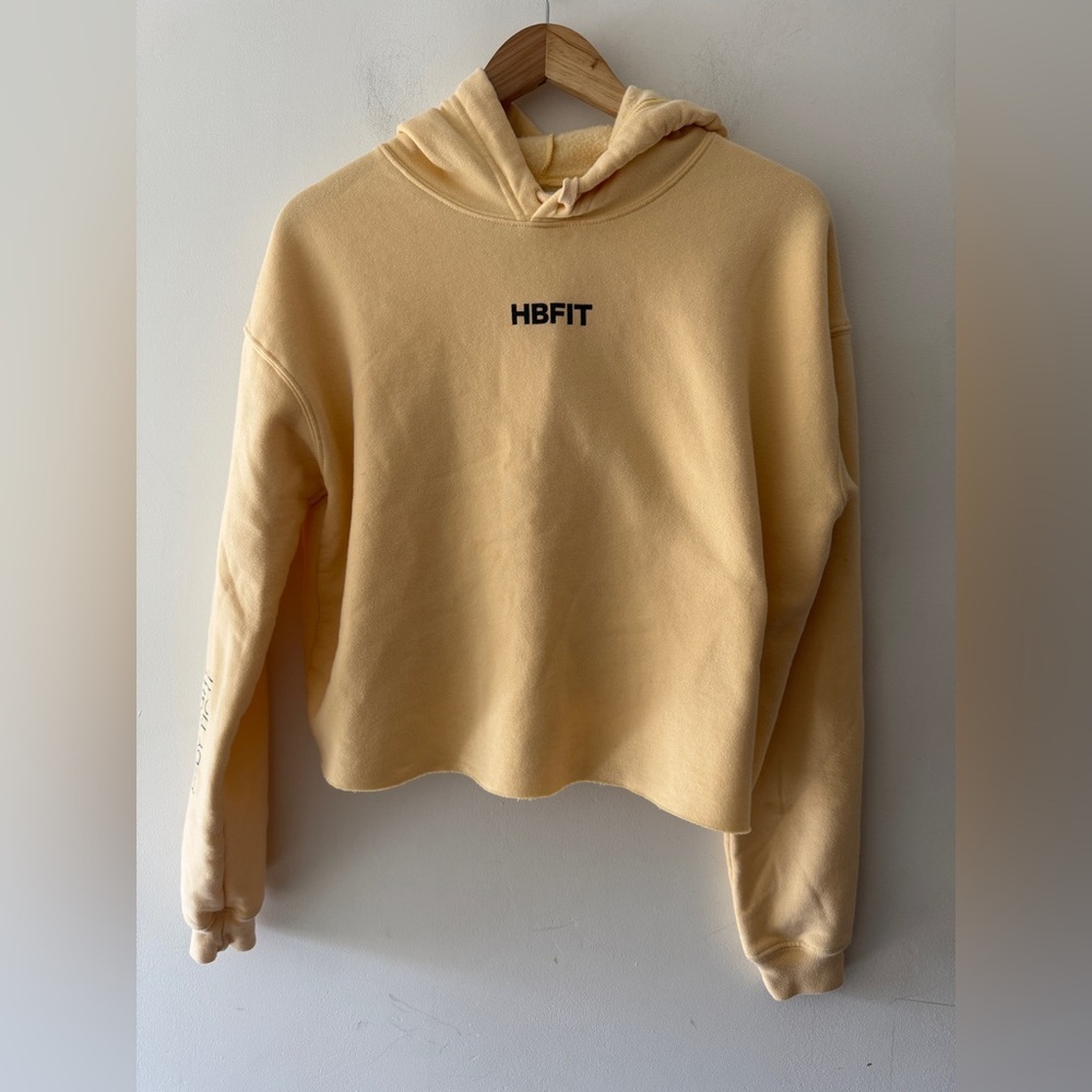 HBFit Yellow‎ Hoodie By Hannah Bronfman